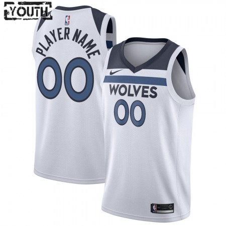 Kinder NBA Minnesota Timberwolves Trikot Benutzerdefinierte Nike 2020-2021 Association Edition Swingman